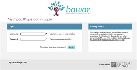 my volunteer page login|myimpact sign in.